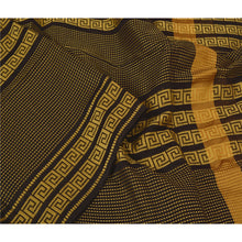 Load image into Gallery viewer, Sanskriti Vintage Dupatta Long Stole Cotton Black Hijab Hand-Woven Scarves
