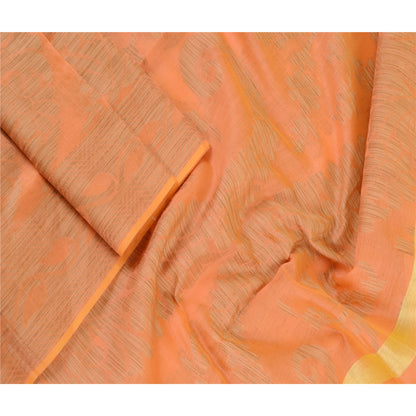 Sanskriti Vintage Dupatta Long Stole Chanderi Woven Hijab Floral Scarves