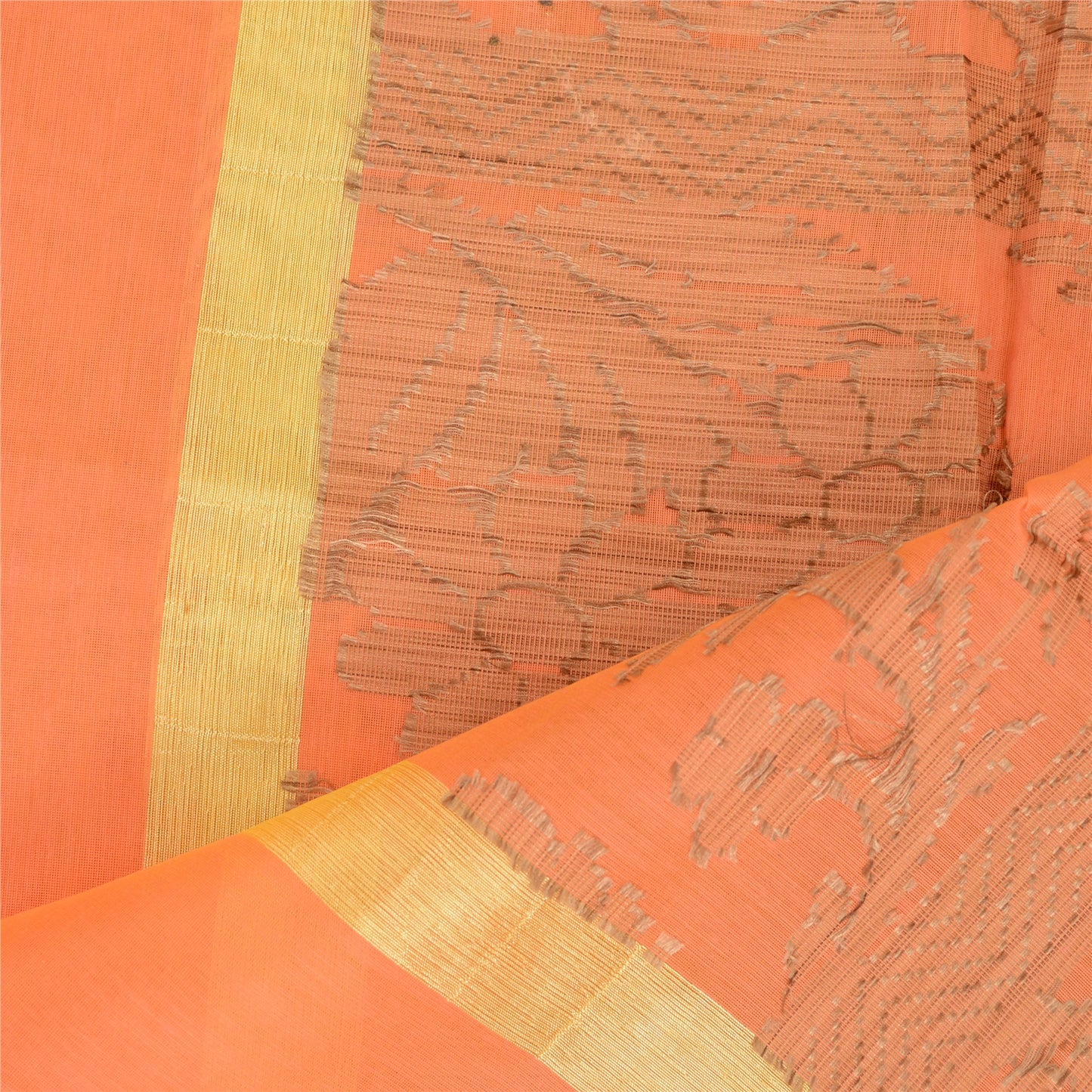 Sanskriti Vintage Dupatta Long Stole Chanderi Woven Hijab Floral Scarves