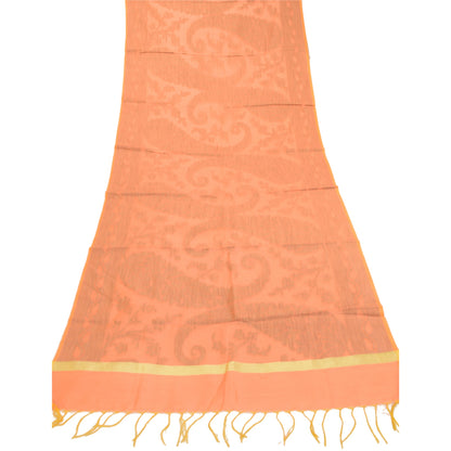Sanskriti Vintage Dupatta Long Stole Chanderi Woven Hijab Floral Scarves