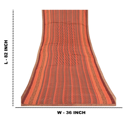 Sanskriti Vintage Dupatta Long Stole Pure Silk Hijab Printed & Woven Scarves