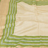 Sanskriti Vintage Dupatta Long Stole Cotton Ivory Painted Woven Scarves