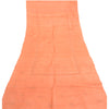 Sanskriti Vintage Dupatta Long Stole Pure Silk Peach Hijab Embroidered Scarves