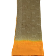 Load image into Gallery viewer, Sanskriti Vintage Dupatta Long Stole Blend Silk Grey Embroidered Scarves

