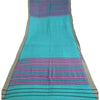 Sanskriti Vintage Dupatta Long Stole Pure Woollen Green Printed Scarves