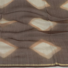 Load image into Gallery viewer, Sanskriti Vintage Dupatta Long Stole Pure Silk Brown Printed &amp; Woven Kota Doria
