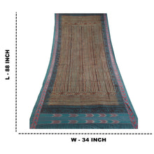 Load image into Gallery viewer, Sanskriti Vintage Dupatta Long Stole Pure Cotton Block Printed &amp; Ikat Scarves
