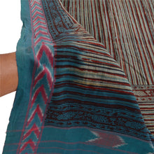 Load image into Gallery viewer, Sanskriti Vintage Dupatta Long Stole Pure Cotton Block Printed &amp; Ikat Scarves
