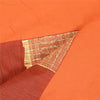Sanskriti Vintage Dupatta Long Stole Cotton Orange Hijab Woven Scarves