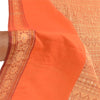 Sanskriti Vintage Dupatta Long Stole Cotton Orange Hijab Woven Scarves