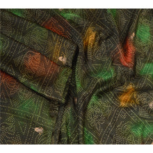 Load image into Gallery viewer, Sanskriti Vintage Dupatta Long Stole Pure Silk Green Hijab Hand Beaded Scarves
