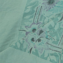 Load image into Gallery viewer, Sanskriti Vintage Sea Green Long Dupatta Stole Georgette Printed &amp; Brasso Hijab

