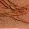 Sanskriti Vintage Long Dupatta/Stole Pure Georgette Silk Handmade Mukeish Work