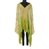 Sanskriti Vintage Green Long Dupatta Stole Pure Silk Embroidered Woven Hijab