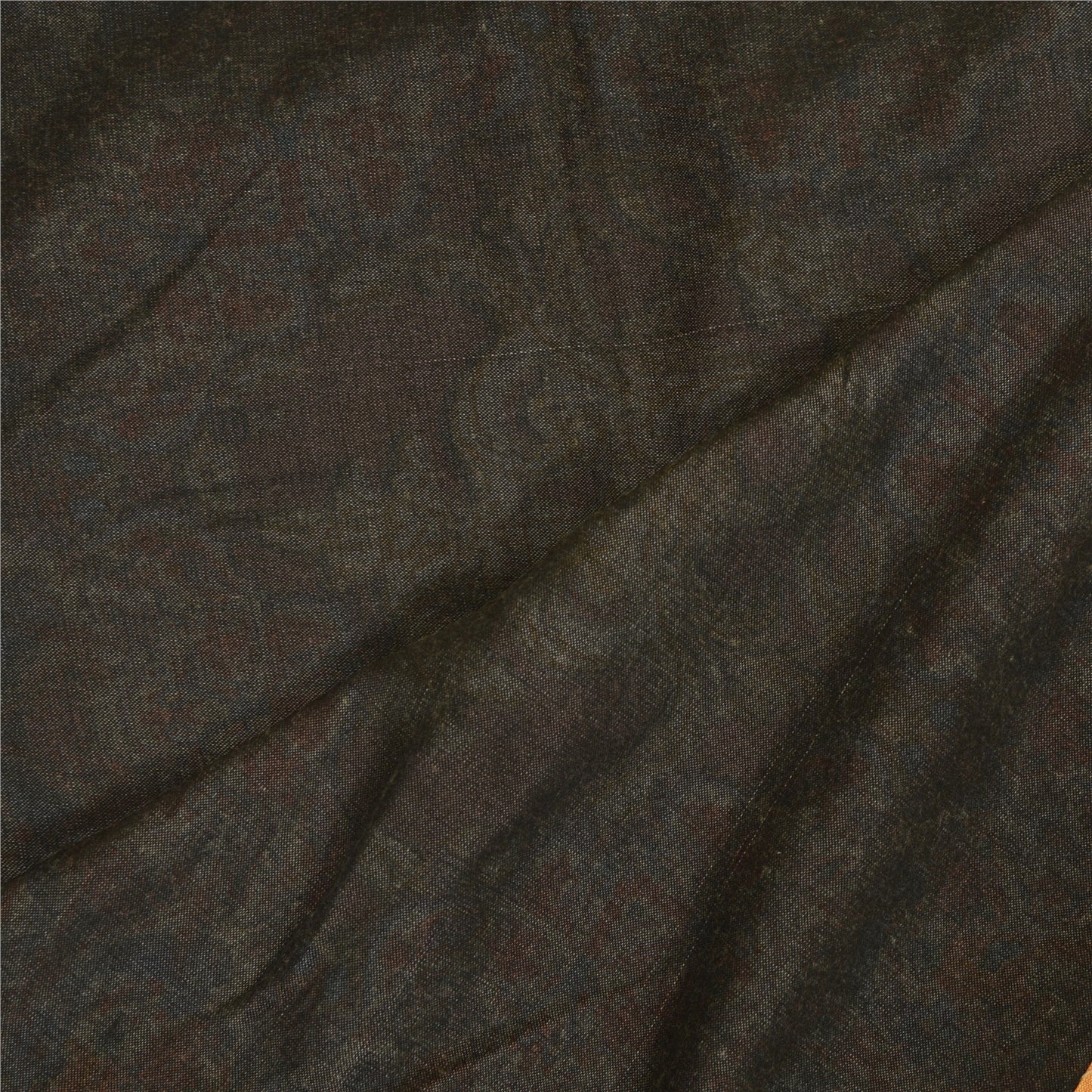 Sanskriti Vintage Long Dupatta Stole Rayon Cream/Brown Animal Printed Soft Hijab