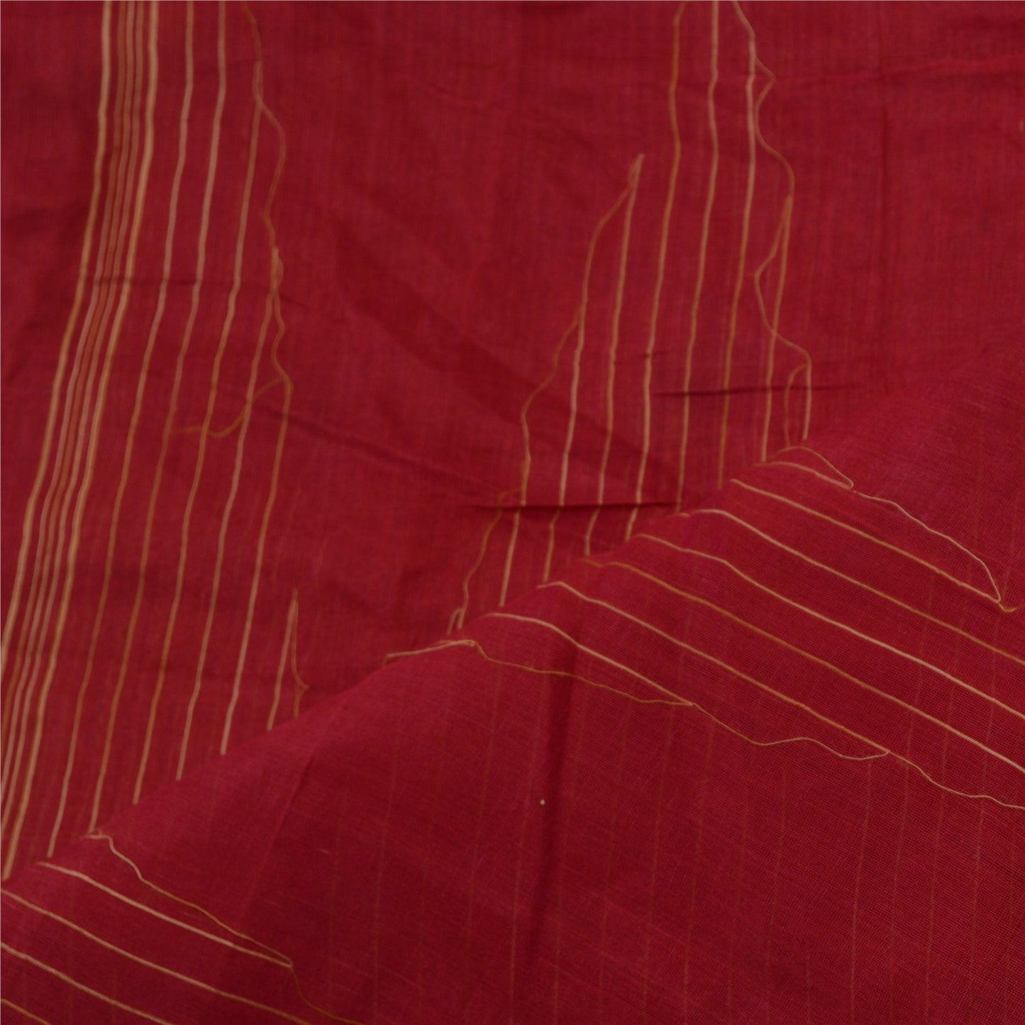 Sanskriti Vintage Multicolour Long Dupatta/Stole Pure Chanderi Silk Woven Veil