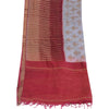 Sanskriti Vintage Multicolour Long Dupatta/Stole Pure Chanderi Silk Woven Veil