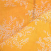 Sanskriti Vintage Long Yellow/Orange Dupatta Stole Pure Silk Hand-Block Printed