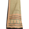 Sanskriti Vintage Dupatta Long Stole Pure Silk Ivory Hand-Block Printed Scarves