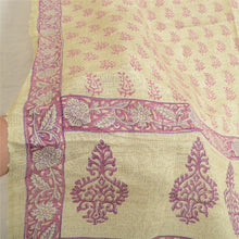 Load image into Gallery viewer, anskriti Vintage Long Dupatta Stole Blend Silk Ivory Hand-Block Printed Hijab
