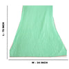 Sanskriti Vintage Long Dupatta Stole Cotton Green Embroidered Wrap Scarves