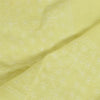Sanskriti Vintage Dupatta Long Stole Pure Cotton Lemon Hand Beaded Kantha Veil