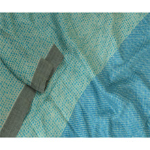 Load image into Gallery viewer, Sanskriti Vintage Long Dupatta Stole Pure Woolen Blue Shawl Printed Wrap Scarves
