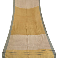 Load image into Gallery viewer, Sanskriti Vintage Khaki Long Dupatta Stole 100% Pure Woolen Hijab Printed Veil
