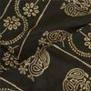 Sanskriti Vintage Black Long Dupatta Stole 100% Pure Cotton Hand Beaded Scarves