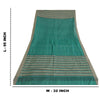 Sanskriti Vintage Dupatta Long Stole 100% Pure Cotton Green Hijab Woven Scarves
