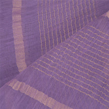Load image into Gallery viewer, Sanskriti Vintage Dupatta Purple Long Stole Cotton Silk Hijab Woven Wrap Veil
