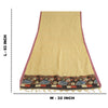 Sanskriti Vintage Dupatta Long Stole Pure Cotton Golden Woven Kota Doria Scarves