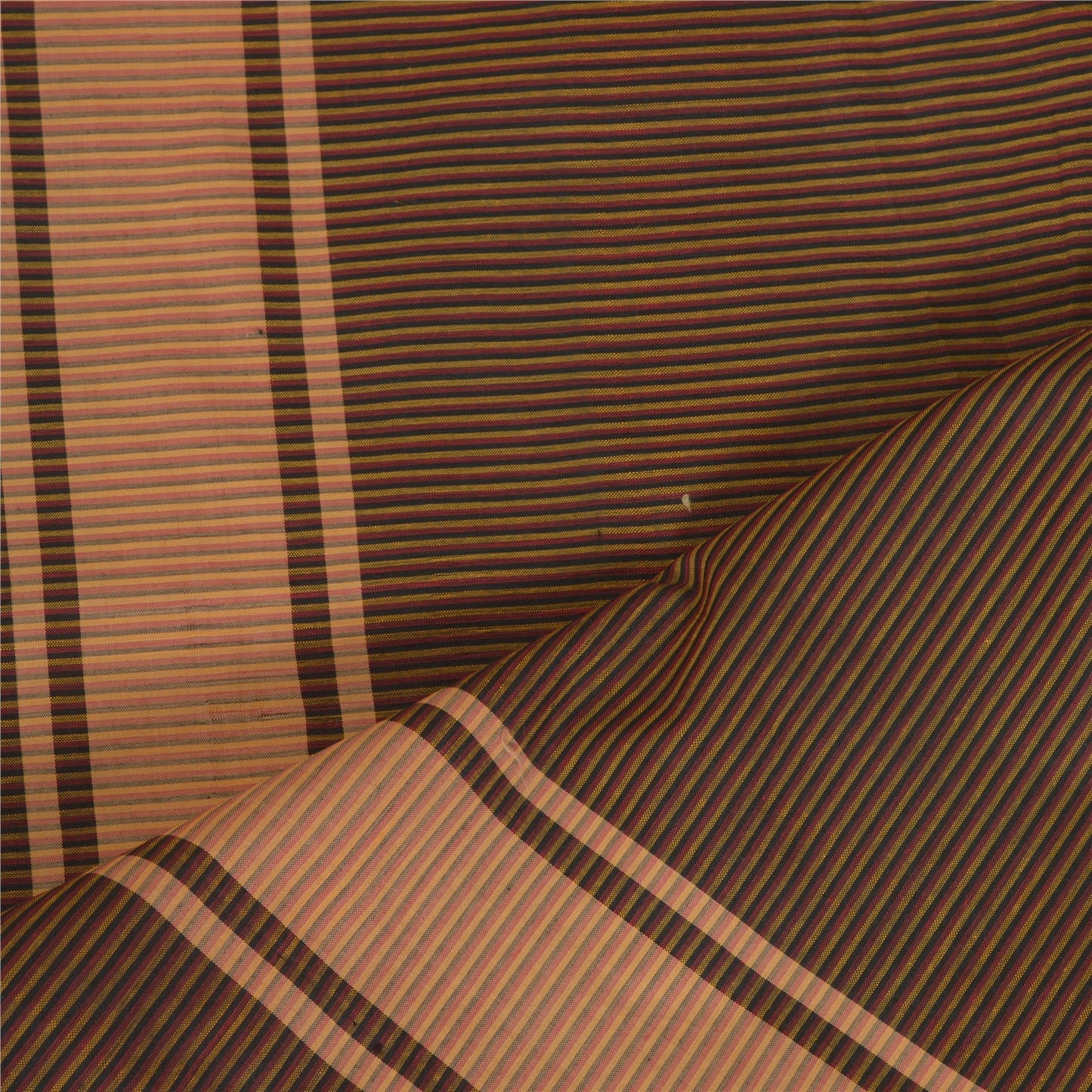 Санскрити Винтаж Длинный Дупатта Палантин Чистый Хлопок Коричневый Хиджаб Тканые Шарфы