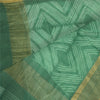Sanskriti Vintage Long Blue/Green Dupatta/Stole Cotton Silk Block Printed Hijab