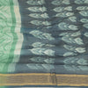 Sanskriti Vintage Long Blue/Green Dupatta/Stole Cotton Silk Block Printed Hijab