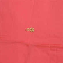 Load image into Gallery viewer, Sanskriti Vintage Long Dupatta Stole Satin Red Hand Beaded Zardozi Scarves
