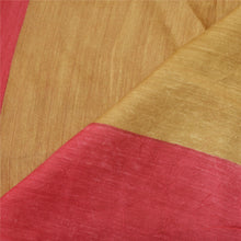 Load image into Gallery viewer, anskriti Vintage Long Dupatta Stole Cotton Silk Khakhi/Pink Printed Wrap Hijab
