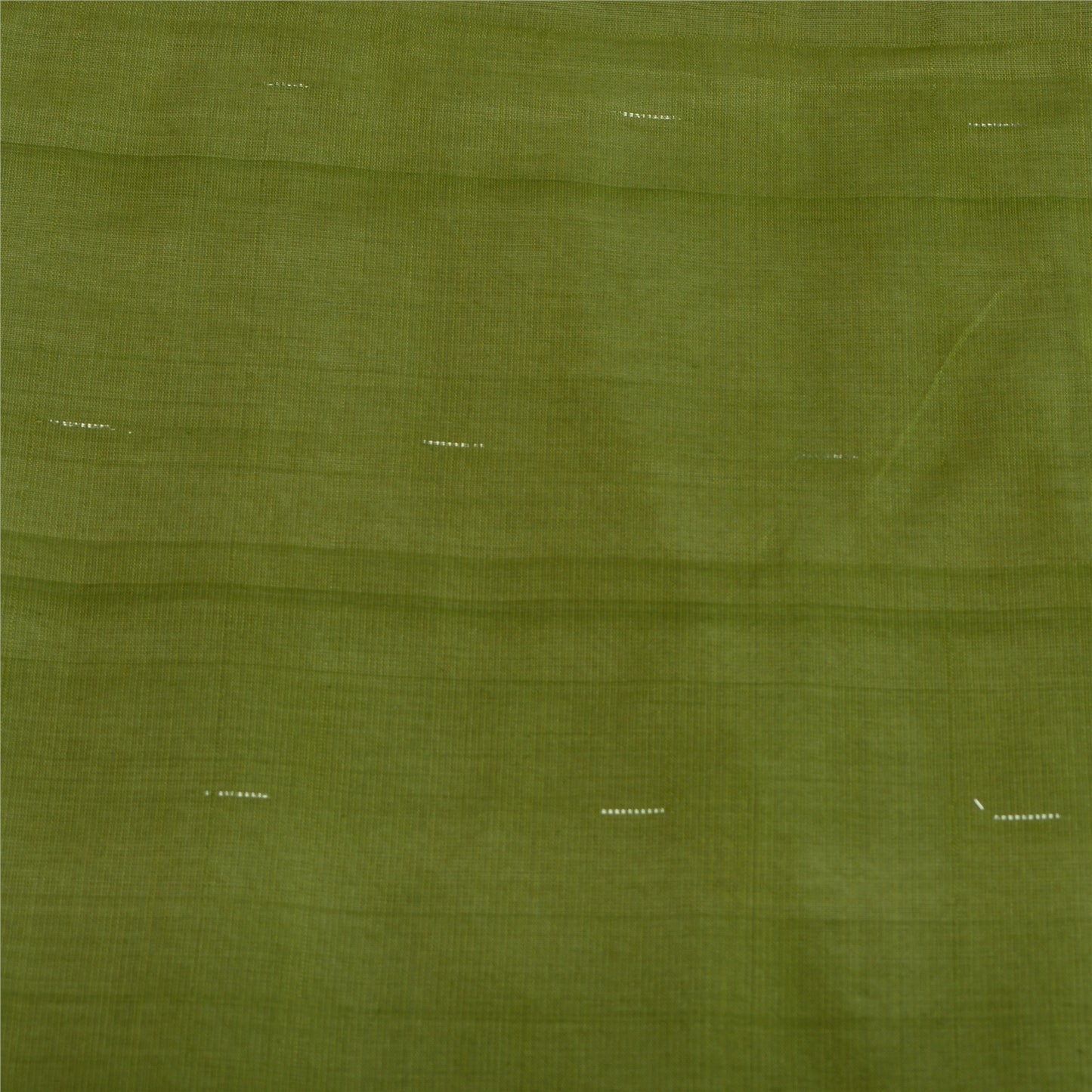 Sanskriti Vintage Lang Dupatta Stola Ren Silke Grøn Hijab Vævet Wrap Tørklæder