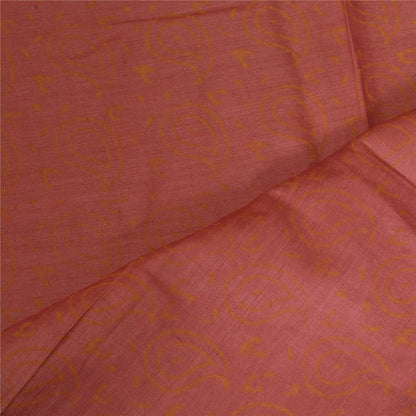 Sanskriti Vintage Lang Dupatta Stola Ren Silke Pink Hijab Malede Tørklæder