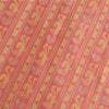 Sanskriti Vintage Long Peach Dupatta/Stole Cotton Silk Hijab Printed Scarves