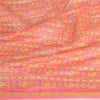 Sanskriti Vintage Long Peach Dupatta/Stole Cotton Silk Hijab Printed Scarves