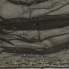 Sanskriti Vintage Long Black Dupatta/Stole Pure Chiffon Silk Hand Beaded Scarves