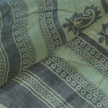 Load image into Gallery viewer, Sanskriti Vintage Long Dupatta Stole Pure Woolen Green Shawl Printed Scarves
