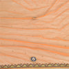 Sanskriti Vintage Orange Lang Dupatta Stole Net Mesh Slør Håndperlede Tørklæder