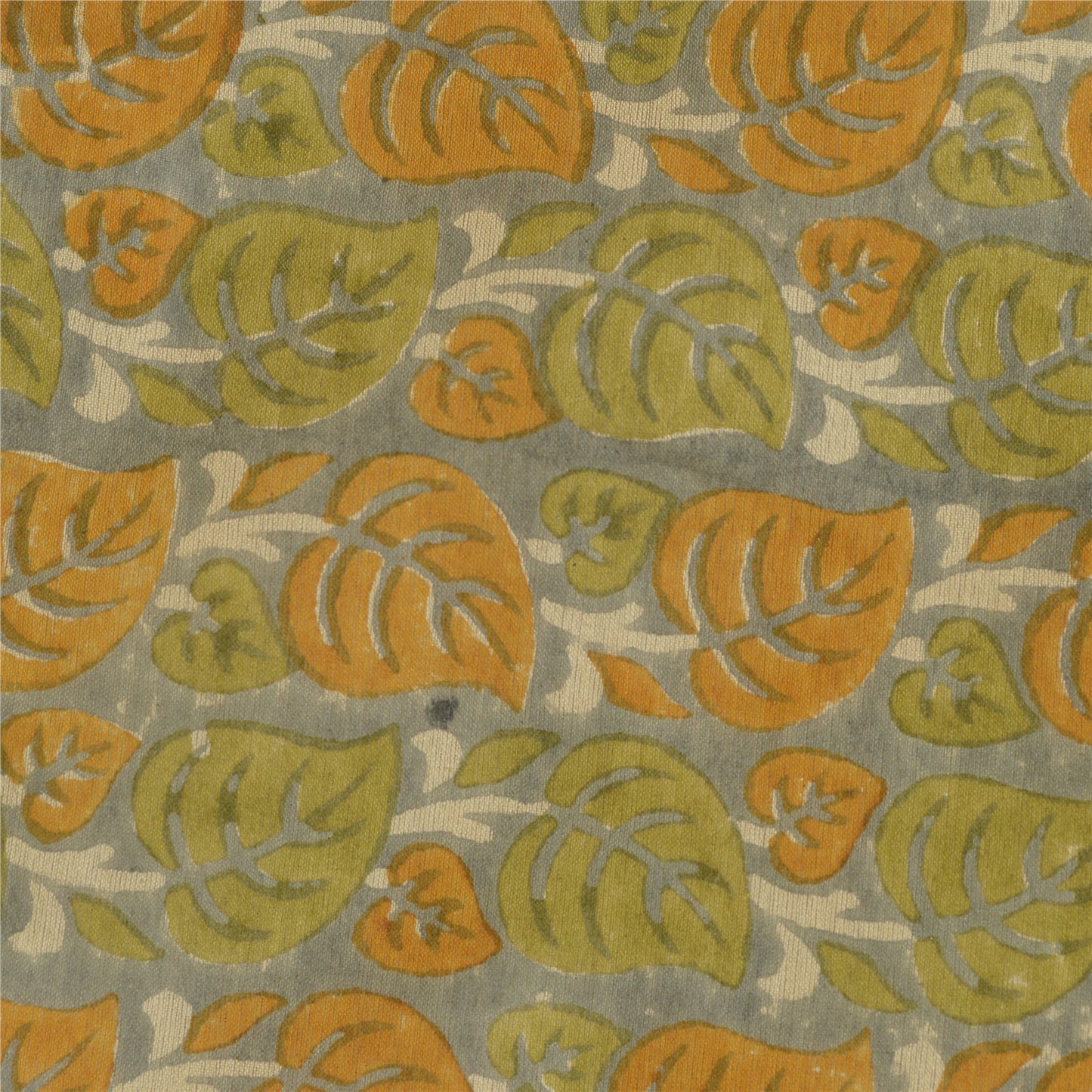 Sanskriti Vintage Long Dupatta Stole Pure Silk Ivory/Grey Printed Woven Scarves