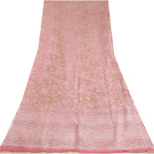 Load image into Gallery viewer, Sanskriti Vintage Dupatta Long Stole Pure Cotton Pink Kota Doria Printed Scarves
