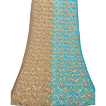 Load image into Gallery viewer, Vintage Dupatta Long Stolen Chiffon Silk Blue Scarves Embroidered Veil Stole
