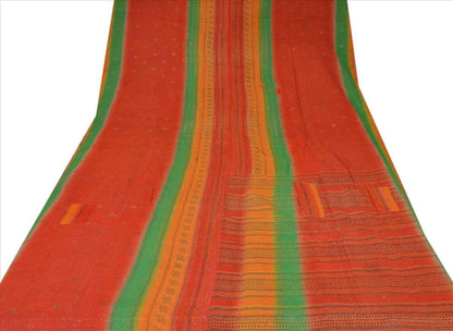 Sanskriti Vintage Indian Gudari Kantha Cotton Full Throw Bedspread Hand Made Needle Work