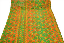 Load image into Gallery viewer, Vintage Indian Gudari Kantha Cotton Full Throw Bedspread Hand Made Needle Work
