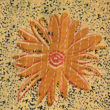 Load image into Gallery viewer, Vintage Indian Gudari Kantha Cotton Full Throw Bedspread Hand Made Needle Work
